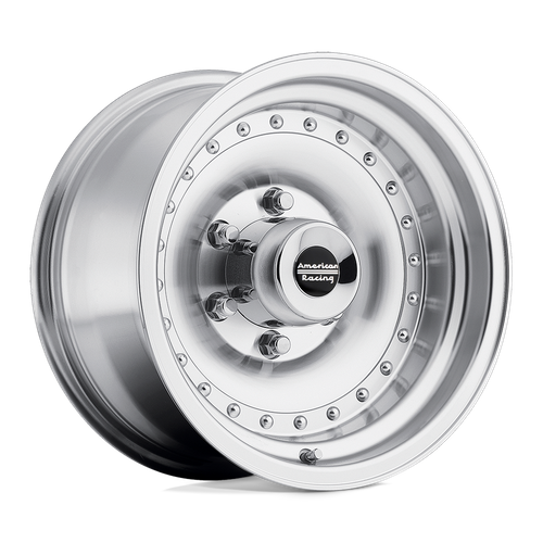 American Racing AR61 Outlaw I 14x7 Wheel with Machined Finish and 5x120.65 Bolt Pattern