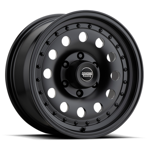 American Racing AR62 Outlaw II 18x8 Satin Black Wheel with 6x139.7 Bolt Pattern and 108mm Center Bore