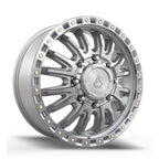 22X8.25 ARENA OFF-ROAD A132 DUALLY BLITZ - 8X200 BOLT PATTERN - GLOSS SILVER MACHINED