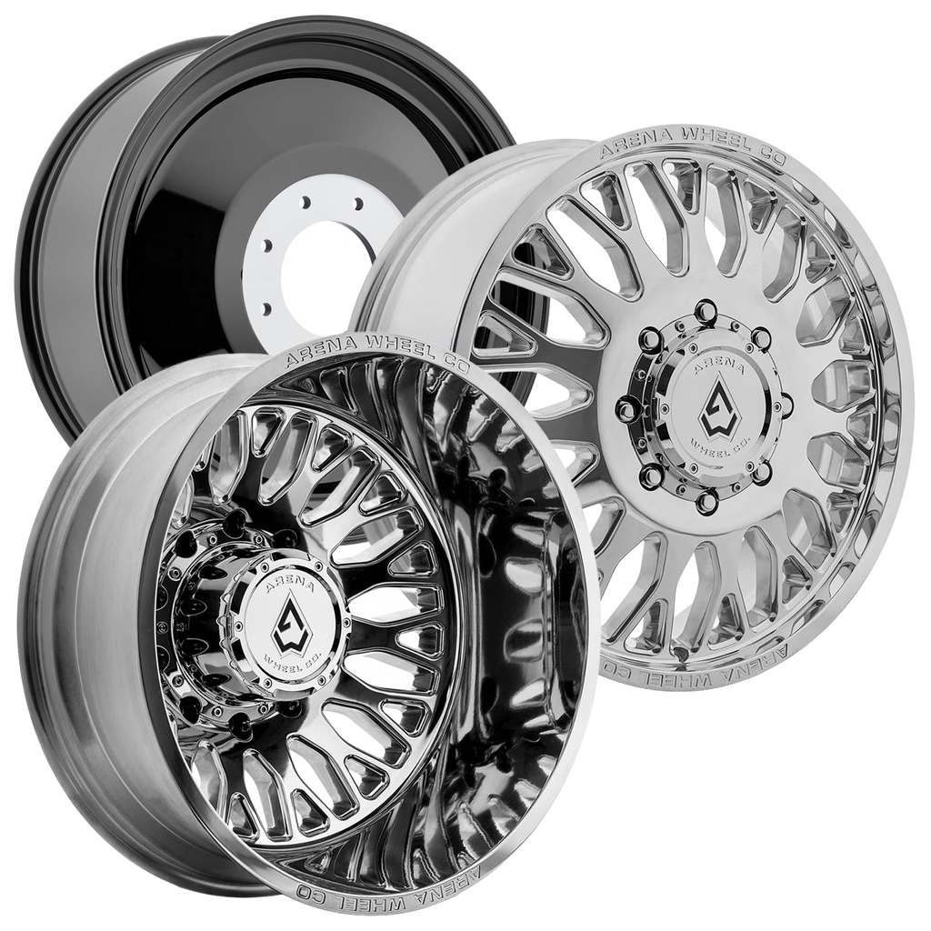 20X8.25 ARENA OFF-ROAD A121 DUALLY MONARCH - 8X200 BOLT PATTERN - MILLED AND POLISHED