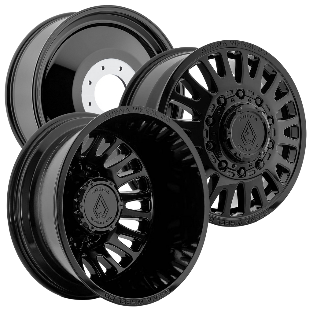 ARENA OFF-ROAD A136 DUALLY SULTAN - 8X200 BOLT PATTERN - GLOSS BLACK