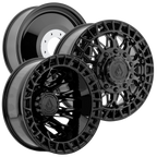 22X8.25 ARENA OFF-ROAD A127 DUALLY INNOVATOR - 8X200 BOLT PATTERN - GLOSSY BLACK