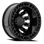 22X8.25 ARENA OFF-ROAD A127 DUALLY INNOVATOR - 8X200 BOLT PATTERN - GLOSSY BLACK