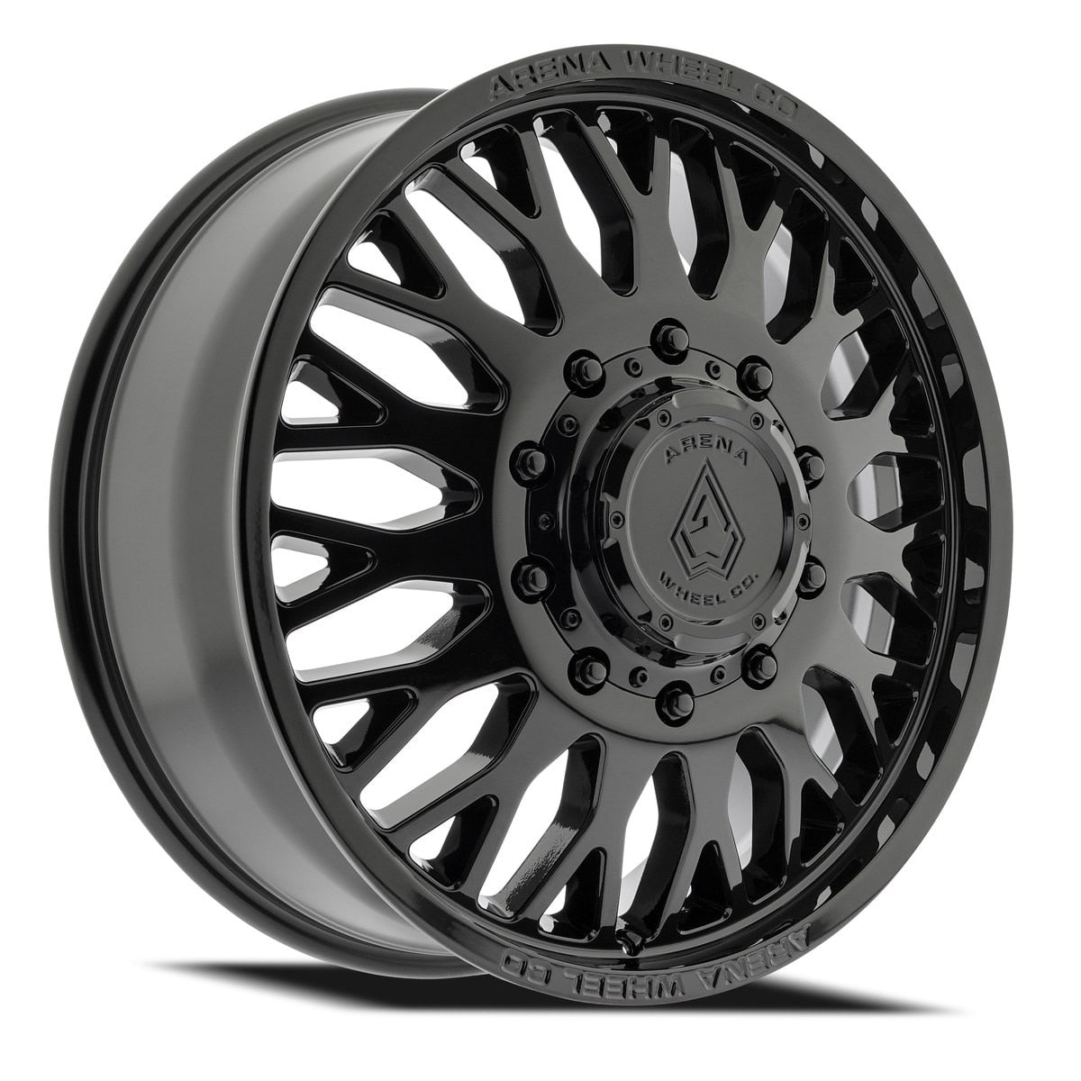 ARENA OFF-ROAD A121 DUALLY MONARCH - 8X200 BOLT PATTERN - GLOSSY BLACK
