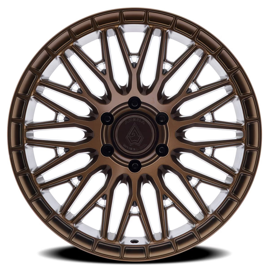 20X9 ARENA OFF-ROAD A118 KARMA WHEEL -  5X127 BOLT PATTERN AND +01mm OFFSET - SMOKED BRONZE TINT CLEAR