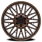 20X9 ARENA OFF-ROAD A118 KARMA WHEEL -  5X127 BOLT PATTERN AND +01mm OFFSET - SMOKED BRONZE TINT CLEAR