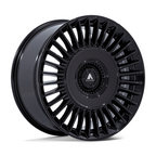 Asanti Black AB040 TIARA 20x10.5 Inch Gloss Black Wheel with 5x115/120 Bolt Pattern and 74.10mm Center Bore