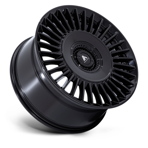 Asanti Black AB040 Tiara 22x9 Gloss Black Wheel with 5x108/5x114.3 Bolt Pattern and +38 Offset