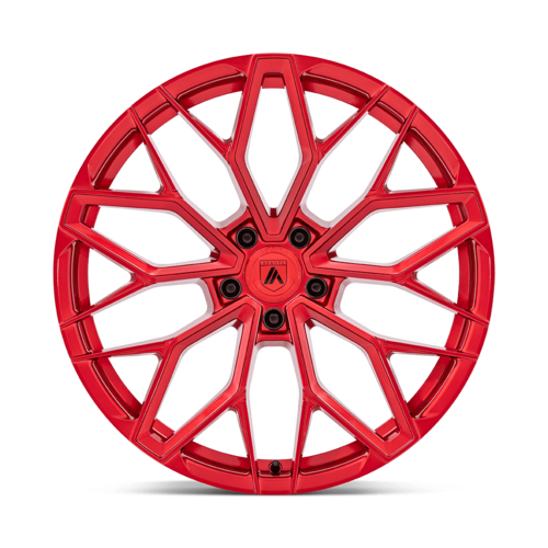 Asanti Black AB039 MOGUL 5 20x8.5 Wheel in Candy Red Finish with 5x120 Bolt Pattern and +20 Offset