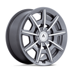 Asanti Black AB041 ESQUIRE 22x9 Gloss Anthracite Bright Mach Wheel for 5x108/114.3 Bolt Pattern with +38 Offset