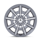 Asanti Black AB041 ESQUIRE 20x9 Gloss Anthracite Bright Mach Wheel with 5x112/120 Bolt Pattern and +27 Offset