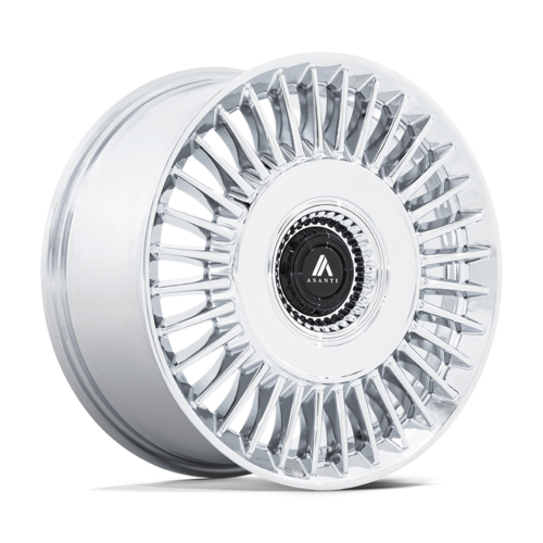 Asanti Black AB040 Tiara 22x9 Chrome Wheel with 5x112/120 Bolt Pattern and +27 Offset