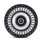 Asanti Black AB040 TIARA 22x10.5 Satin Black Bright Mach Face Wheel with 5x112/120 Bolt Pattern and +38 Offset