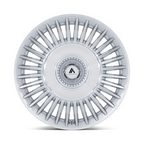 Asanti Black AB040 Tiara 20x9 Inch Gloss Silver Wheel with Bright Machined Face, 5x112/5x114.3 Bolt Pattern, +35 Offset, 72.56 Center Bore
