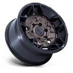 Black Rhino Hard Alloys BR028 GUARD 17x8.5 Inch Burnt Bronze with Matte Black Lip