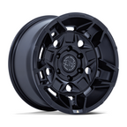 Black Rhino Hard Alloys BR028 GUARD 17x8.5 Matte Black Wheel with 5x127 Bolt Pattern and +0 Offset