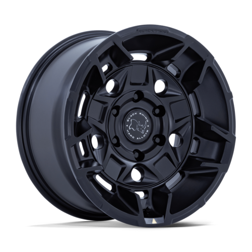 Black Rhino Hard Alloys BR028 GUARD 17x8.5 Matte Black Wheel with 5x114.3 Bolt Pattern and +35 Offset