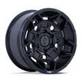 Black Rhino Hard Alloys BR028 GUARD 17x8.5 Matte Black Wheel with 5x130 Bolt Pattern and +25 Offset