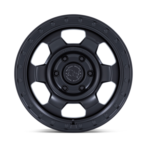 Black Rhino Hard Alloys BR029 Trooper 17x8.5 Matte Black Wheel with 6x139.7 Bolt Pattern and -10 Offset