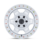 Black Rhino Hard Alloys BR029 TROOPER 17x8.5 Inch Silver Machined Face Wheel