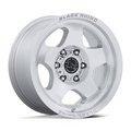 Black Rhino Hard Alloys BR031 SOL 17x8 Wheel - Gloss Silver with Machined Face, 5x110 Bolt Pattern, +38 Offset
