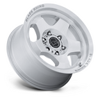 Black Rhino Hard Alloys BR031 SOL 17x8 6x135 +38mm Gloss Silver with Machined Face Wheel