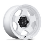 Black Rhino Hard Alloys BR031 SOL 17x8.5 Gloss White Wheel with 6x139.7 Bolt Pattern and +0 Offset