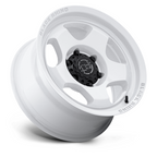 Black Rhino Hard Alloys BR031 SOL 17x8.5 Gloss White Wheel with 6x139.7 Bolt Pattern and +0 Offset