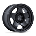 Black Rhino Hard Alloys BR031 SOL 17x9 Matte Black Off-Road Wheel with 6x139.7 Bolt Pattern and +12 Offset