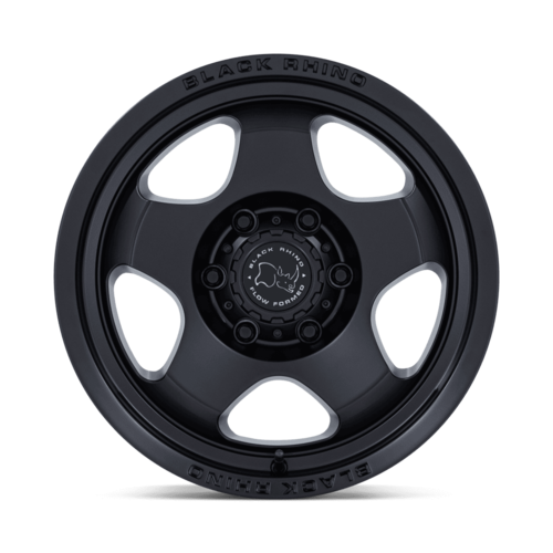 Black Rhino Hard Alloys BR031 SOL 17x9 Matte Black Off-Road Wheel with 6x139.7 Bolt Pattern and +12 Offset