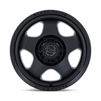 Black Rhino Hard Alloys BR031 SOL 17x8.5 Matte Black Wheel with 5x127 Bolt Pattern and 71.50mm Center Bore