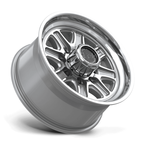 Black Rhino Hard Alloys BR032 ECHO 18x9 Inch Gloss Silver Machined Face Wheel