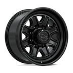 Black Rhino Hard Alloys ECHO 18x9 Matte Black Wheel with 8x165.1 Bolt Pattern and +12 Offset