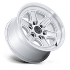 Black Rhino Hard Alloys BR032 ECHO 18x9 Wheel with Gloss Silver Machined Finish