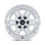 Black Rhino Hard Alloys ECHO 18x9 Gloss Silver with Machined Face Wheel