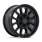 Black Rhino Hard Alloys BR033 ALTA 17x8 Matte Black Wheel with 6x139.7 Bolt Pattern and +32 Offset