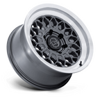 Black Rhino Hard Alloys BR034 GRAZ 17x8.5 Gloss Gunmetal with Machined Lip