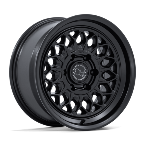 Black Rhino Hard Alloys BR034 GRAZ 17x8.5 Matte Black Wheel with 6x139.7 Bolt Pattern and Zero Offset