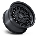 Black Rhino Hard Alloys BR034 GRAZ 17x8.5 Matte Black Wheel with 6x139.7 Bolt Pattern and Zero Offset