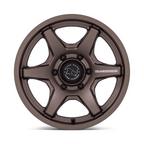 Black Rhino Hard Alloys KUMA 17x8.5 Burnt Bronze Wheel with 6x139.7 Bolt Pattern and 106mm Center Bore