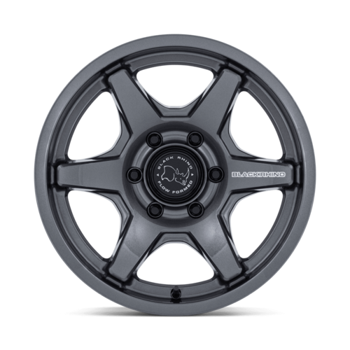 Black Rhino Hard Alloys KUMA 17x8.5 Inch Gloss Gunmetal Wheel with 6x139.7 Bolt Pattern and +0 Offset