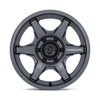 Black Rhino Hard Alloys KUMA 17x8.5 Inch Gloss Gunmetal Wheel with 6x139.7 Bolt Pattern and +25 Offset