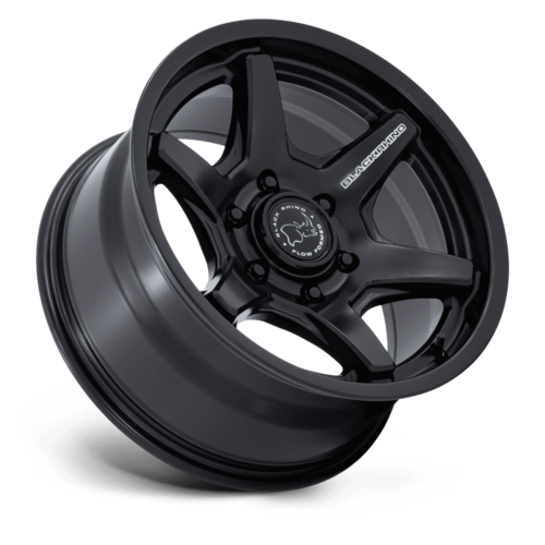 Black Rhino Hard Alloys BR035 KUMA 17x8.5 Matte Black Wheel with 5x130 Bolt Pattern and +25 Offset