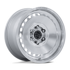 Black Rhino Hard Alloys Basin 17x8.5 inch Wheel with 6x135 Bolt Pattern and Machined Silver Finish