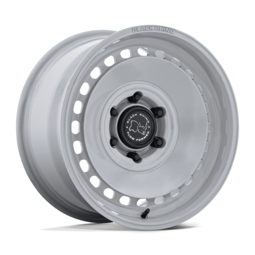 Black Rhino Hard Alloys Basin 17x8.5 Grayspace Wheel with 6x139.7 Bolt Pattern and +0 Offset