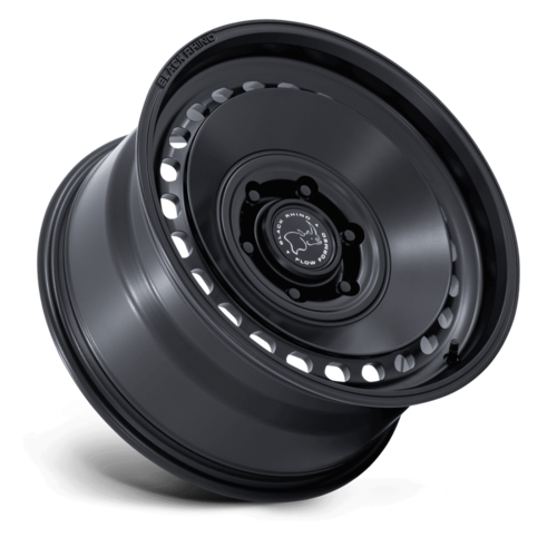 Black Rhino Hard Alloys Basin 17x8.5 Matte Black Wheel with 6x139.7 Bolt Pattern and +0 Offset