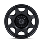 Black Rhino Hard Alloys BR037 TEMBO 17x8.5 Matte Black Wheel with 5x127 Bolt Pattern and 71.50mm Center Bore