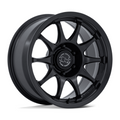 Black Rhino Hard Alloys BR038 RONIN 17x8.5 Matte Black Wheel with 6x114.3 Bolt Pattern and +25 Offset