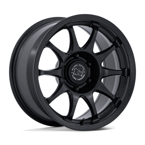 Black Rhino Hard Alloys BR038 RONIN 17x8.5 Matte Black Wheel with 6x114.3 Bolt Pattern and +25 Offset