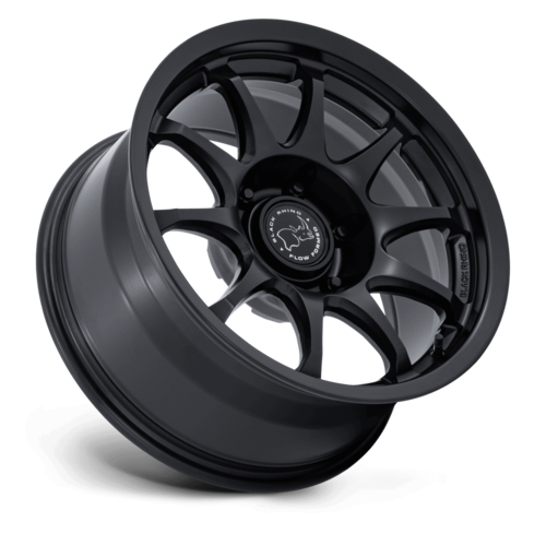 Black Rhino Hard Alloys BR038 RONIN 17x8.5 Matte Black Wheel with 6x114.3 Bolt Pattern and +25 Offset